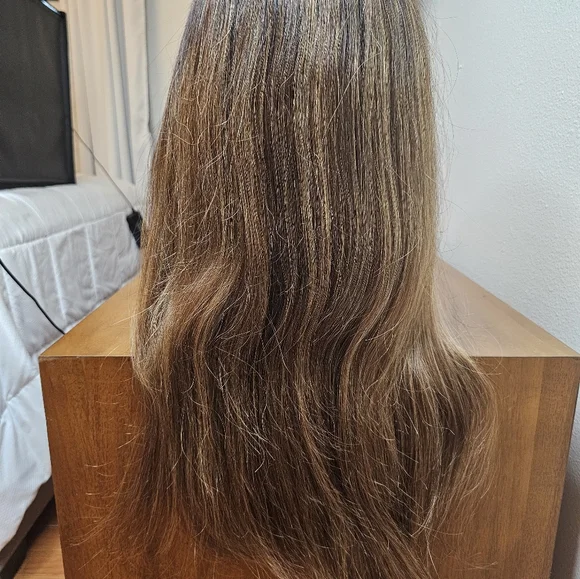 LILLYS HAIR LONG WIG Highlights (density human hair) - Picture 3 of 12